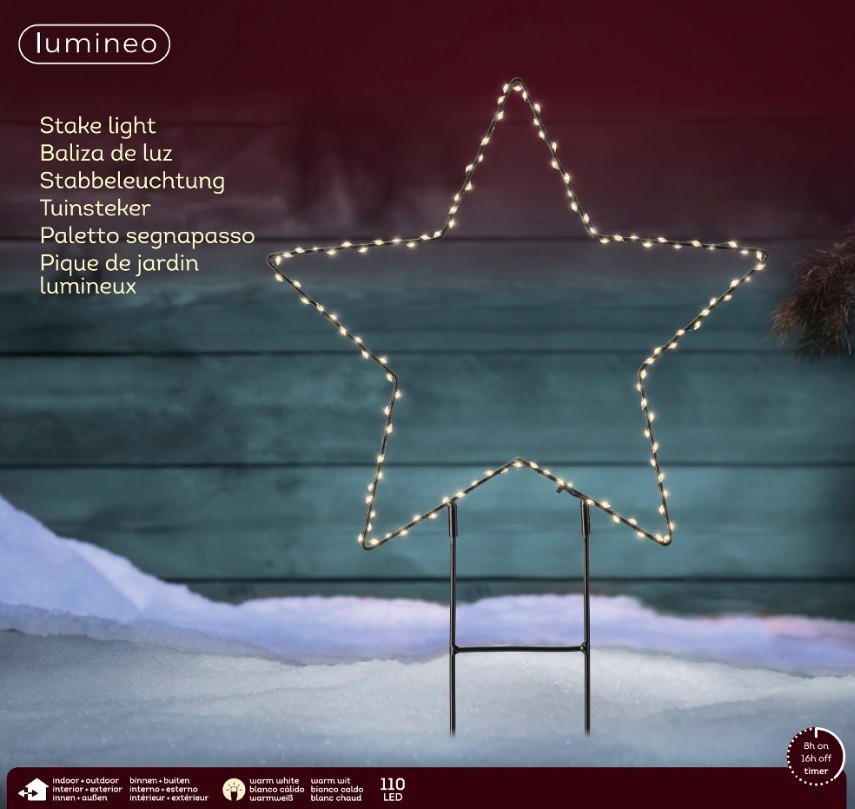 LED-DEKOLEUCHTE 0.60/58,00/58,00 cm   - Basics (0.60/58,00/58,00cm) - X-Mas