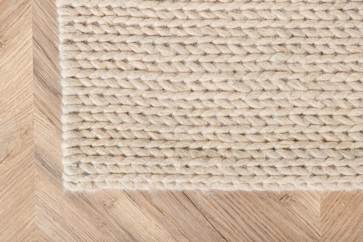 FLACHWEBETEPPICH 200/300 cm Weiß  - Weiß, LIFESTYLE, Textil (200/300cm) - P & B