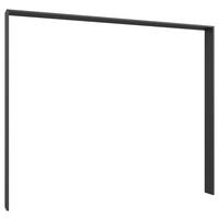 PASSEPARTOUTRAHMEN 183/210/12 cm   - Graphitfarben, Konventionell, Holzwerkstoff (183/210/12cm) - Modante