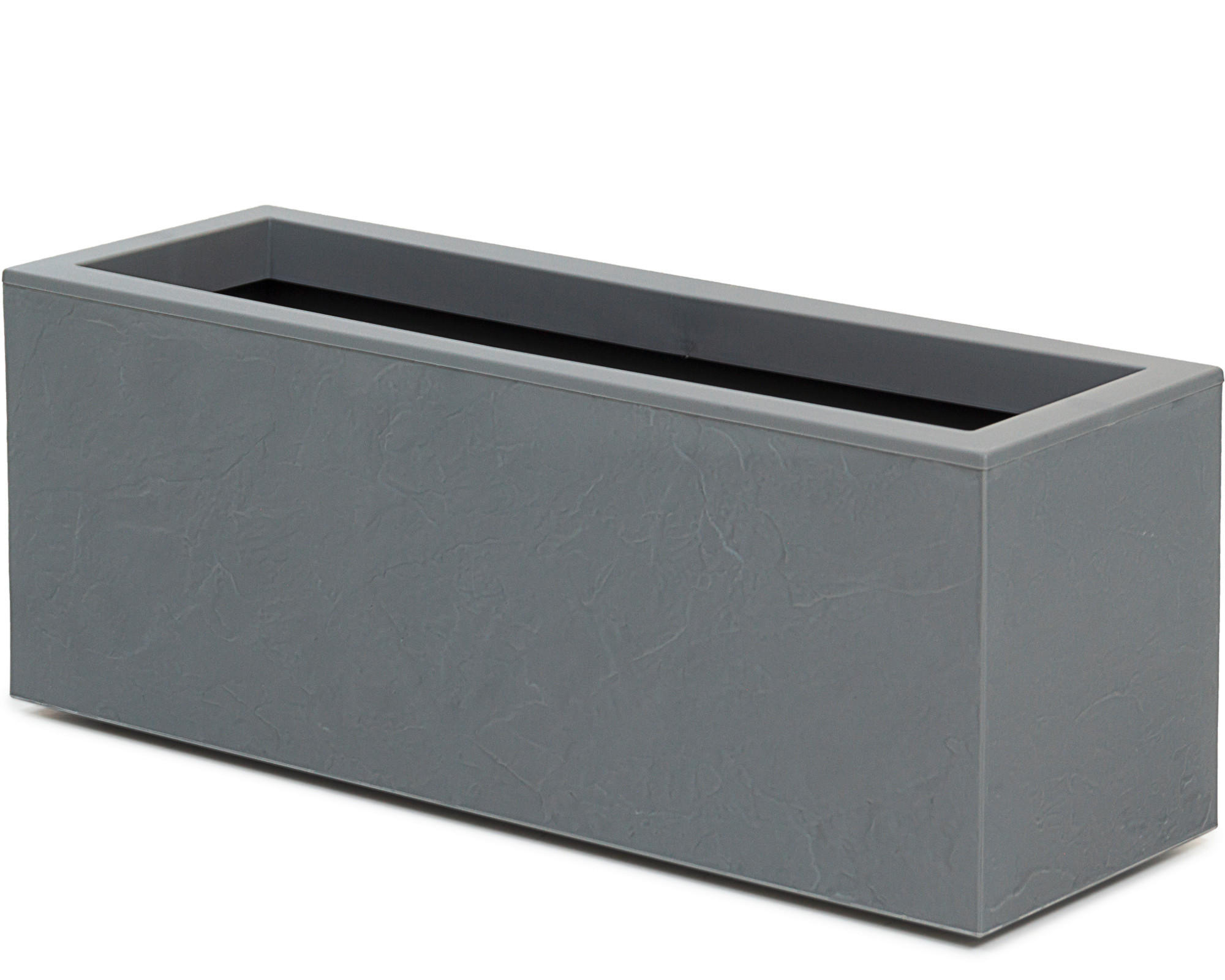 BLUMENKASTEN  - Grau, Basics, Kunststoff (60/23/20cm)