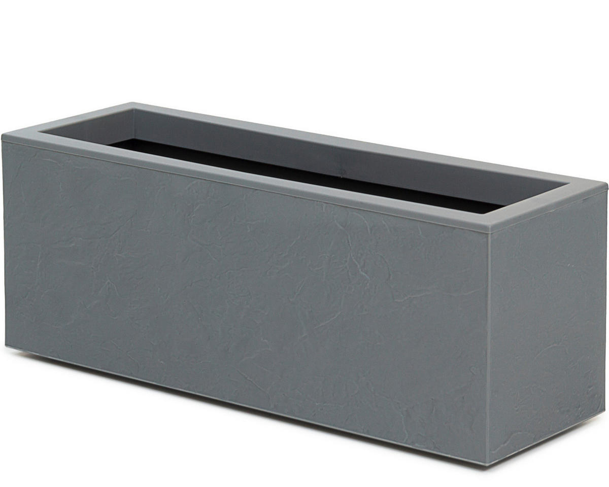 BLUMENKASTEN  - Grau, Basics, Kunststoff (60/23/20cm) - Ambia Garden