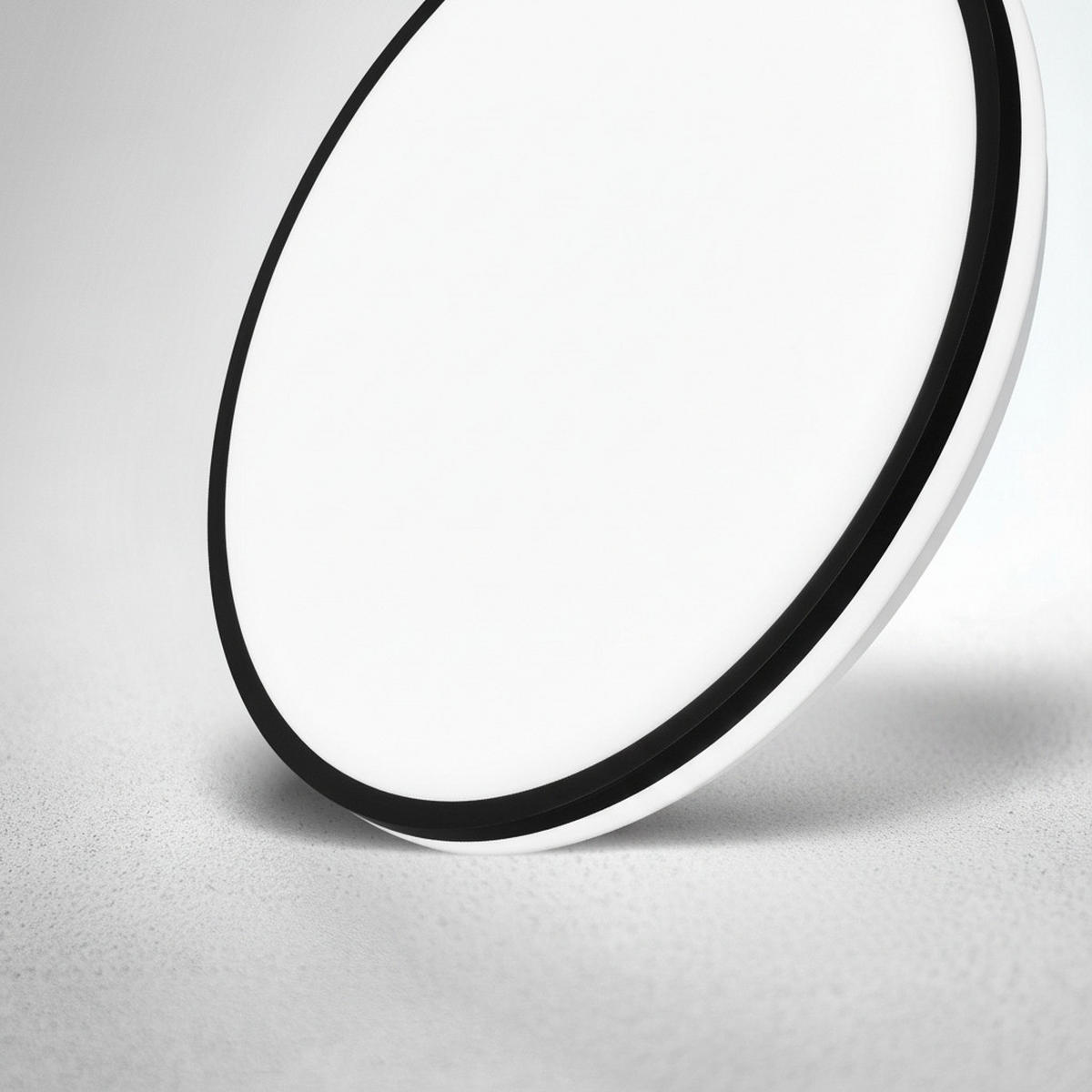 LED-DECKENLEUCHTE Pulap A 33/6 cm   - Schwarz, Basics, Kunststoff (33/6cm) - Briloner