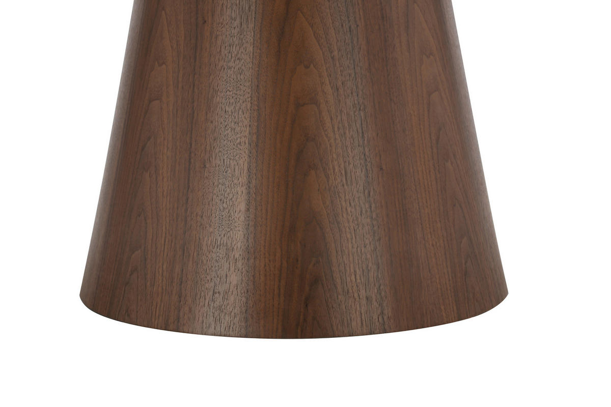 ESSTISCH in Holz, Keramik, Holzwerkstoff  - Walnussfarben/Weiß, MODERN, Holz/Keramik (120/75/120cm) - MID.YOU