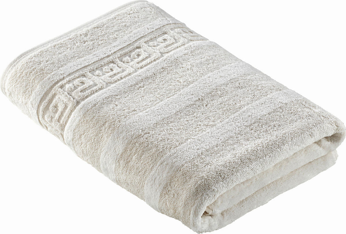 DUSCHTUCH Noblesse Uni 80/160 cm  - Naturfarben, Basics, Textil (80/160cm) - Cawoe