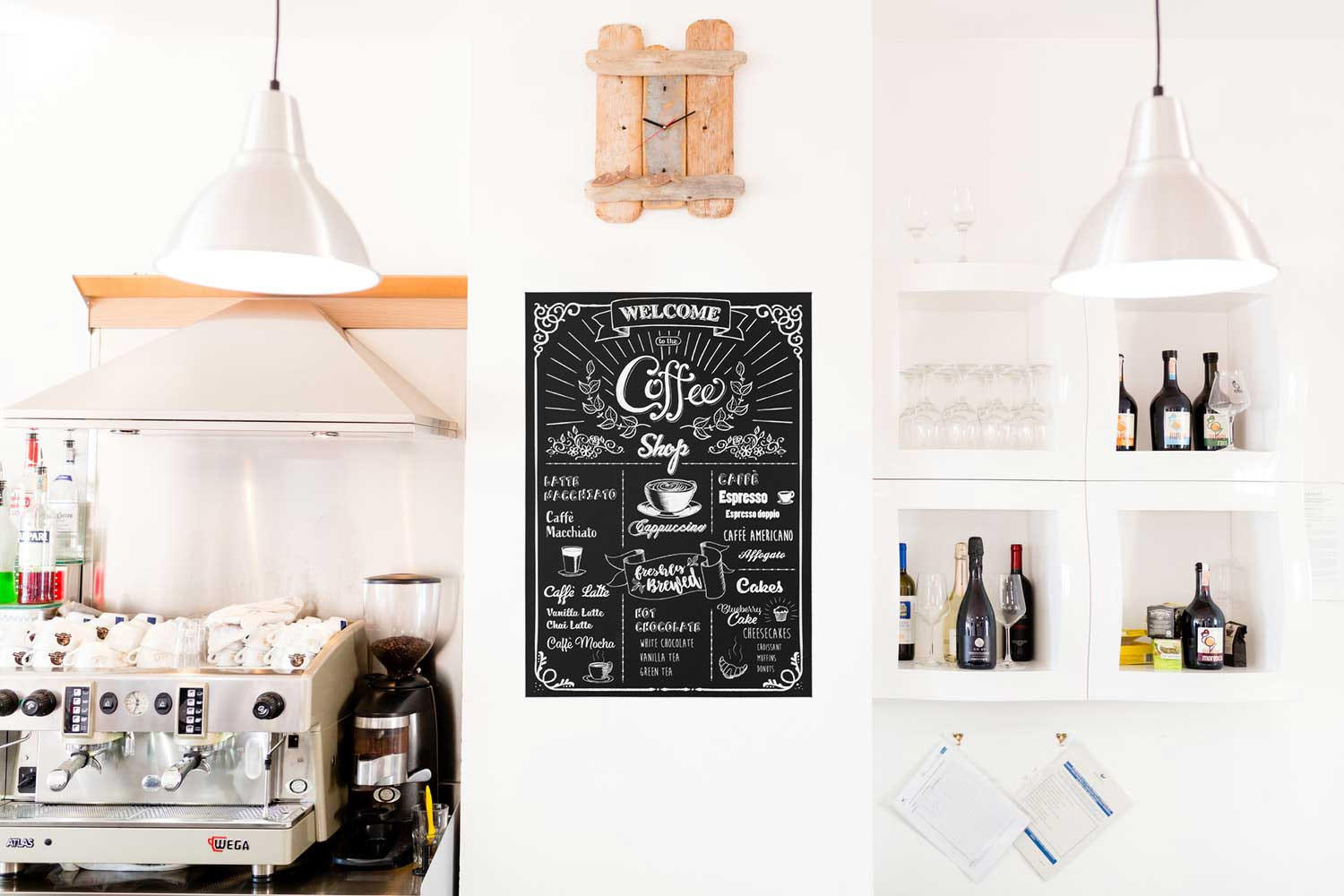 WANDTATTOO - Schwarz/Weiß, Basics, Kunststoff (50/70cm) - Xora