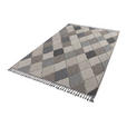 WEBTEPPICH 80/150 cm Blau, Grau  - Blau/Grau, Design, Textil (80/150cm) - Novel