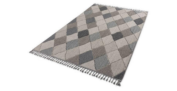 WEBTEPPICH 80/150 cm Blau, Grau - Blau/Grau, Design, Textil (80/150cm) - Novel