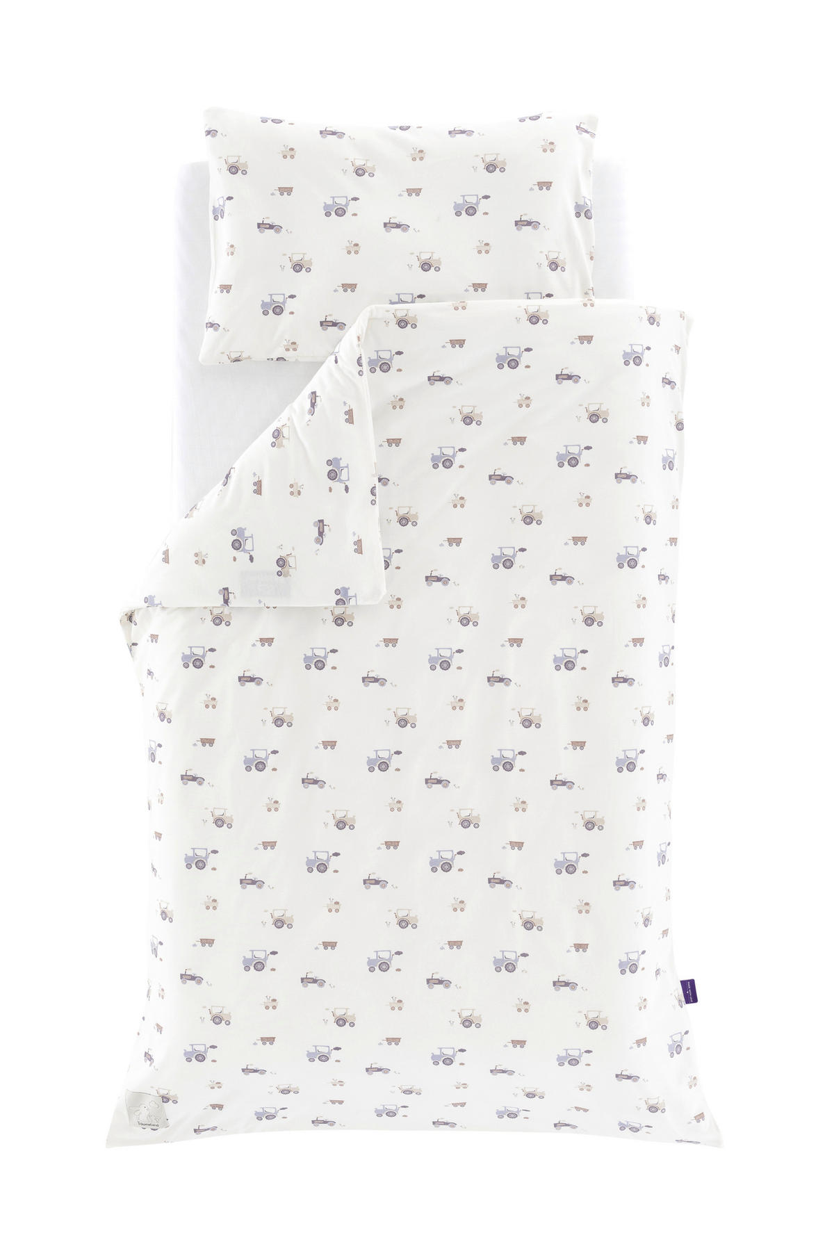 KINDERBETTWÄSCHE 100/135 cm  - Blau, Basics, Textil (100/135cm) - Träumeland