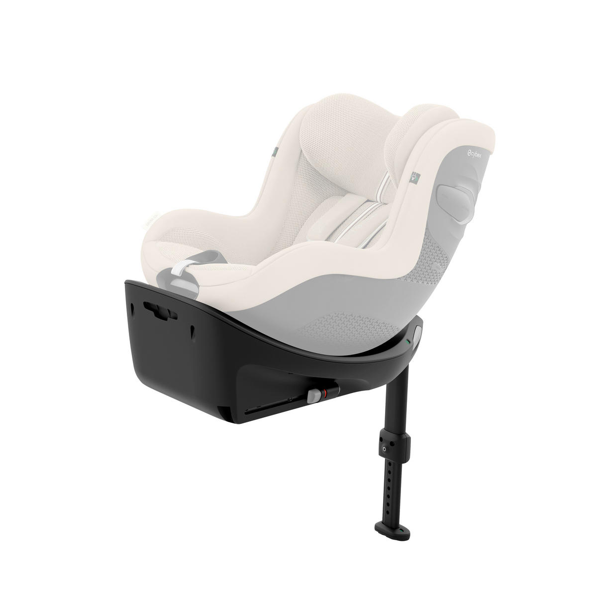 ISOFIXSTATION Base G3  - Schwarz, Basics, Kunststoff/Metall (64/40/77cm) - cybex GOLD