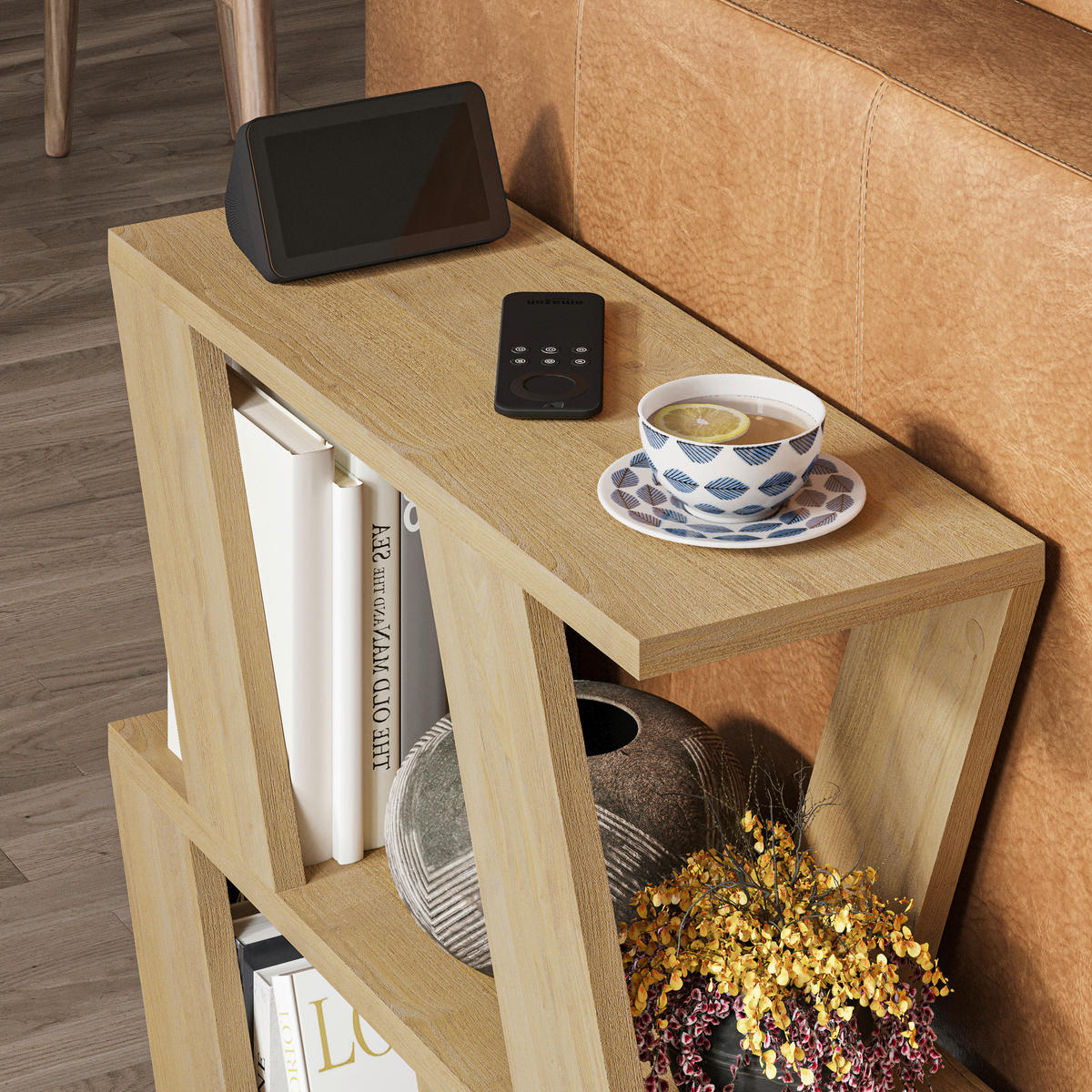 BEISTELLTISCH in Holzwerkstoff  - Eichefarben, Design, Holzwerkstoff (60/56/22cm) - Livetastic