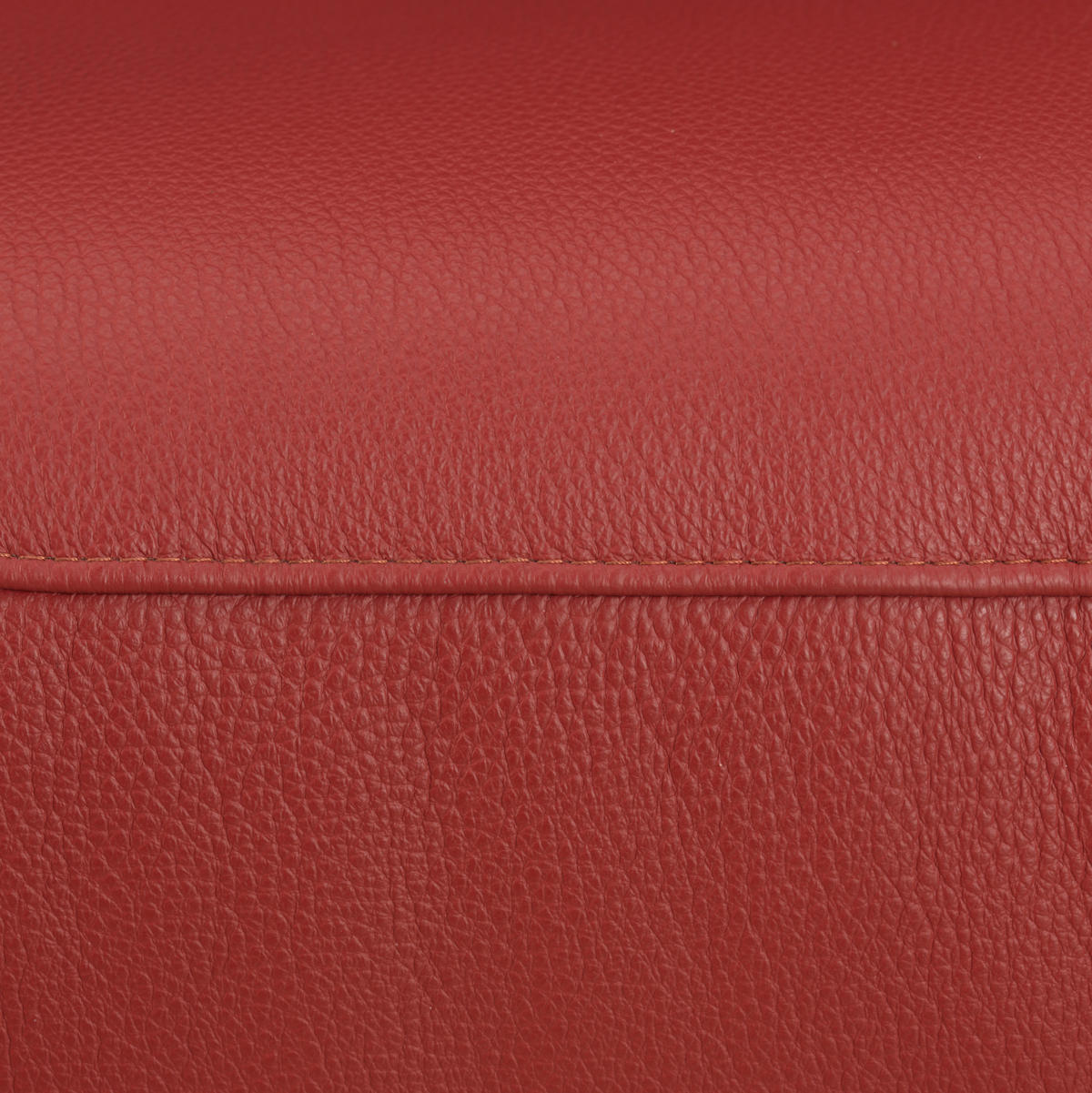 RELAXSESSEL Echtleder Rücken echt    - Rot/Schwarz, Design, Leder/Metall (74/108/86cm) - Welnova