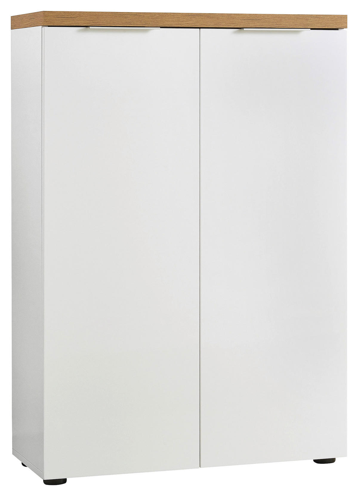 ORMAR ZA OBUĆU  bijela, boje hrasta  drvni materijal     - bijela/boje hrasta, Design, drvni materijal/metal (80/115/34cm) - Voleo