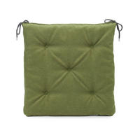 PODUŠKA NA SEDENIE, 40/40/4 cm - zelená, Basics, textil (40/40/4cm) - Novel