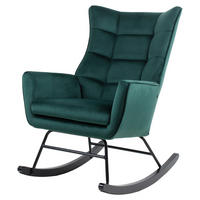 GUNGSTOL i grön  - grön, Design, metall/trä (68/97/88cm) - Kayoom