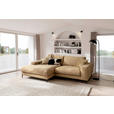 ECKSOFA in Flachgewebe Gelb  177/253 cm  - Gelb/Schwarz, Design, Textil/Metall (177/253cm) - Dieter Knoll
