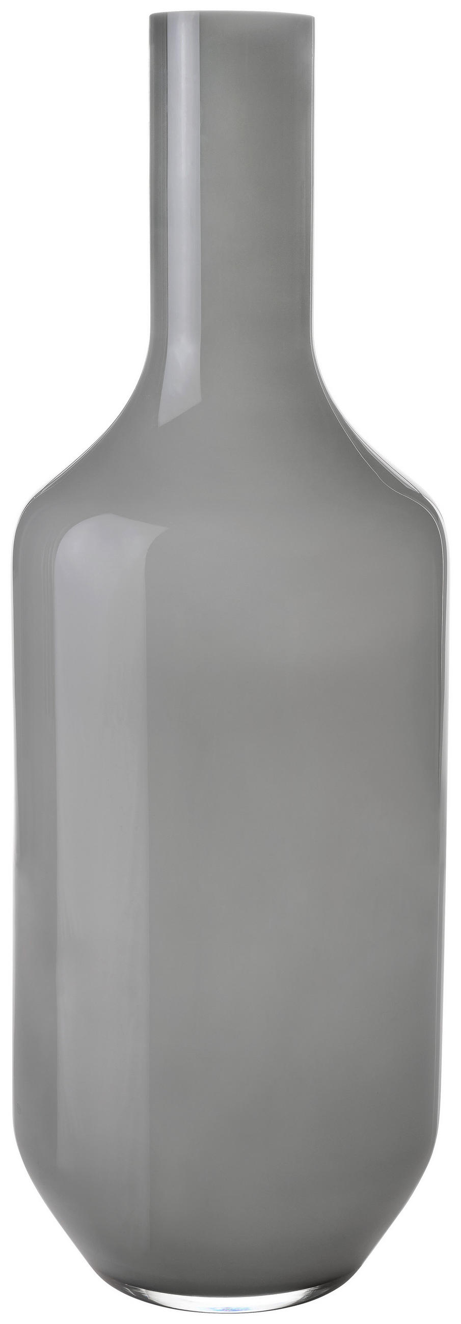 VÁZA, sklo, 64 cm - šedá, Basics, sklo (64cm) - Leonardo