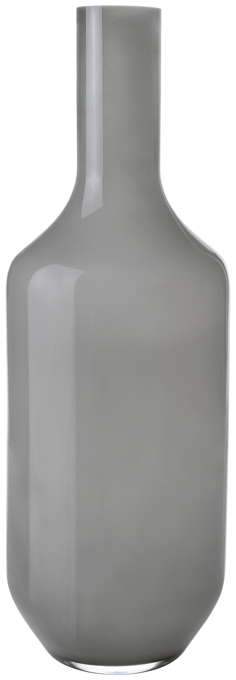 VÁZA, sklo, 64 cm - sivá, Basics, sklo (64cm) - Leonardo