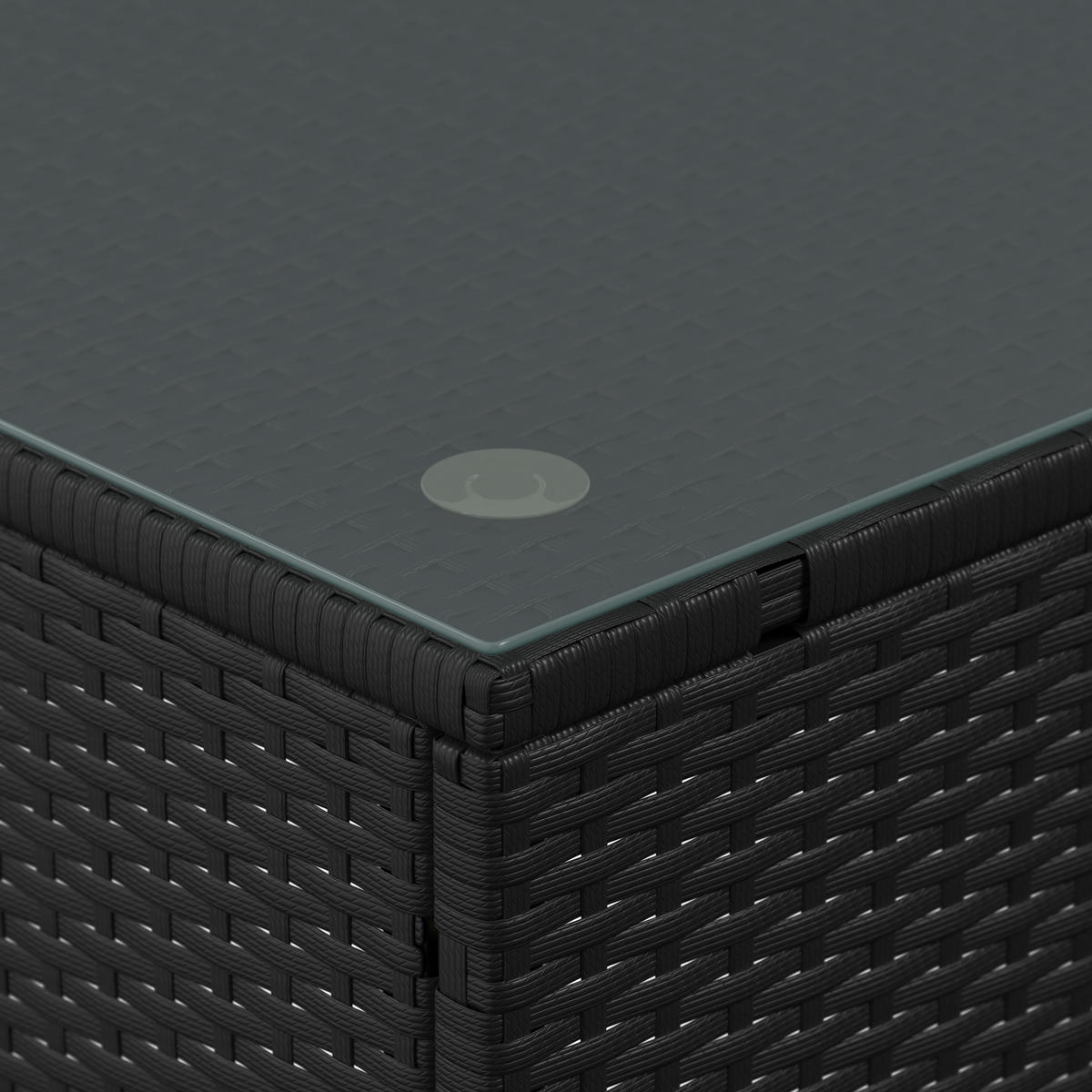 LOUNGEGARNITUR 144/209 cm Stahl  - Rot/Schwarz, Design, Kunststoff/Textil (144/209cm) - Ambia Garden