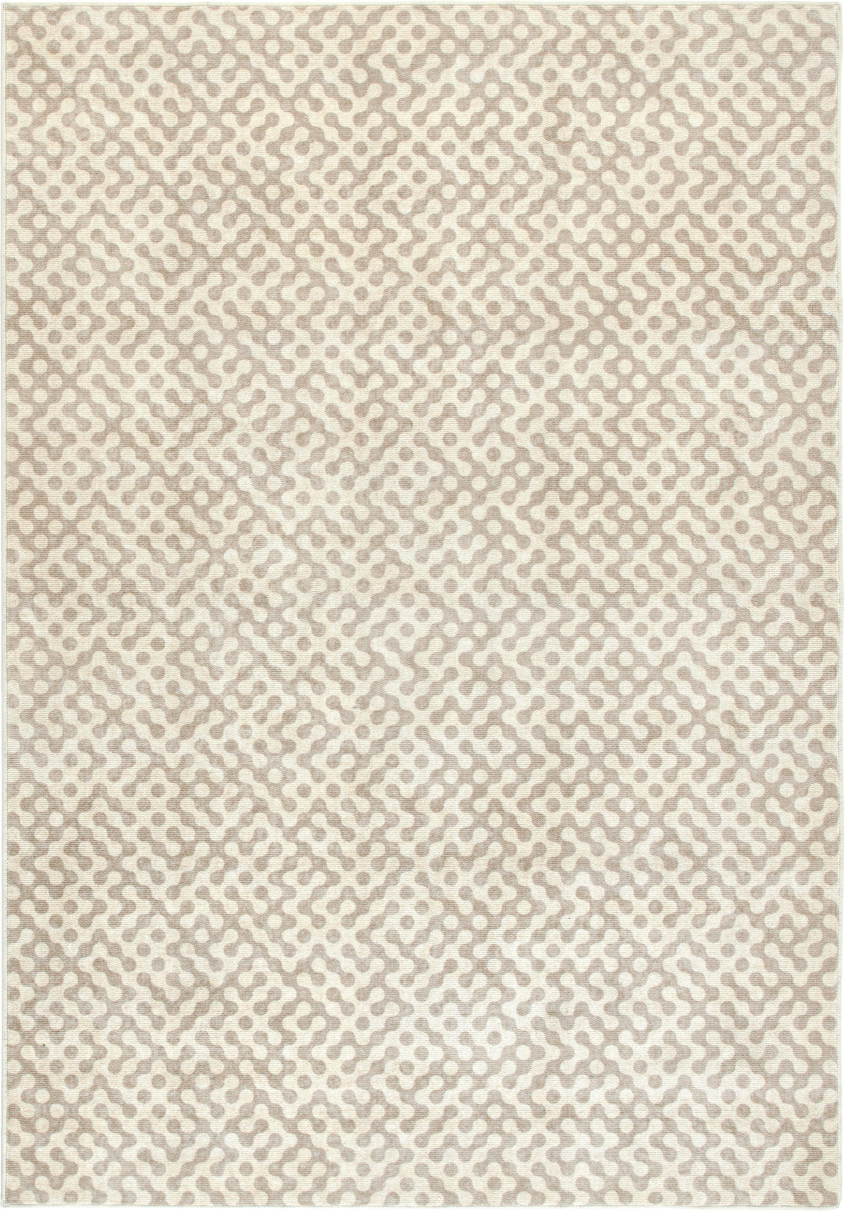 TUFTTEPPICH 160/230 cm MESIO HARAL, waschbar Creme, Taupe rechteckig  - Taupe/Creme, Design, Kunststoff/Textil (160/230cm) - Lindorug