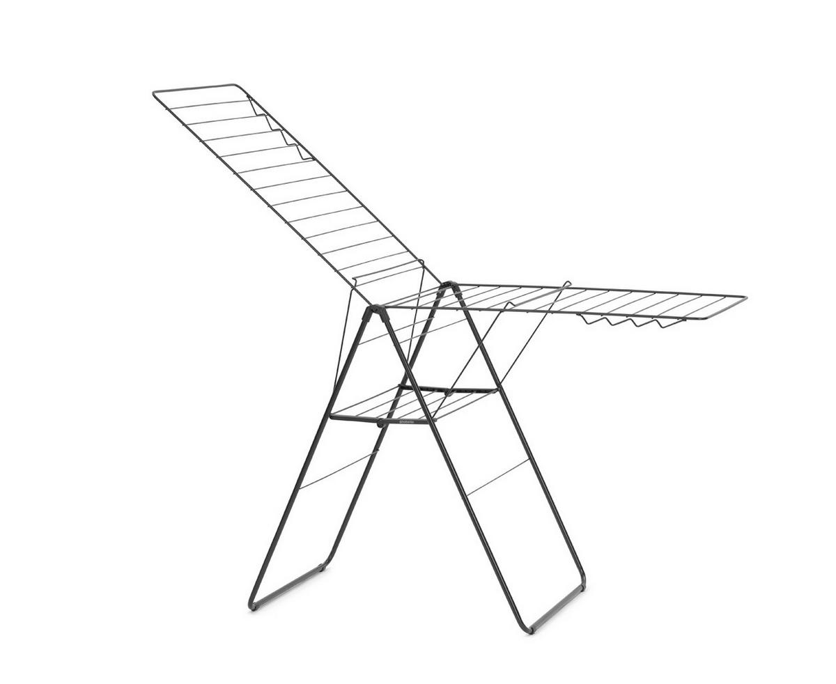 STANDTROCKNER  - Schwarz, Basics, Metall (59.2/98.4/5cm) - Brabantia