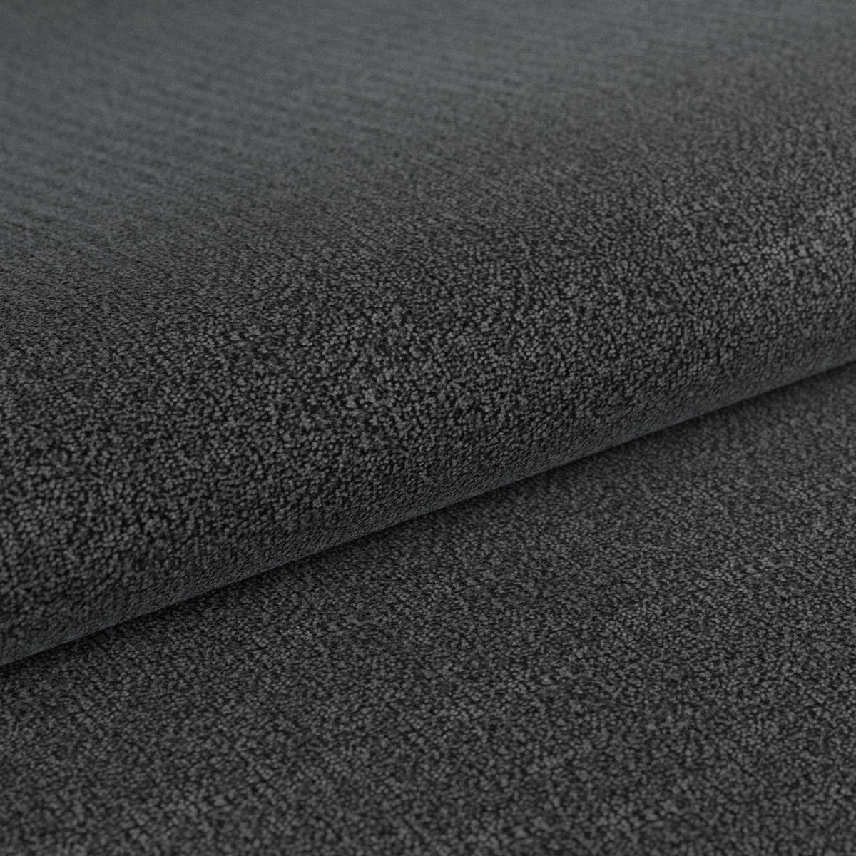 WOHNLANDSCHAFT in Webstoff Anthrazit, Grau  - Chromfarben/Anthrazit, Modern, Textil/Metall (228/345/184cm) - MID.YOU