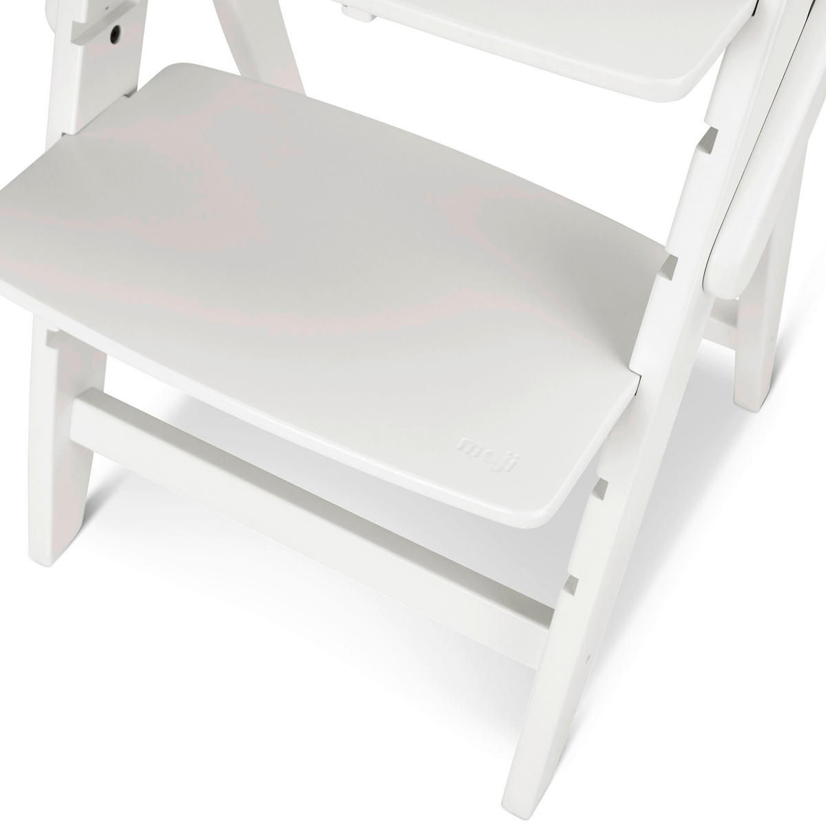 HRANILICA  Yippy Plain  - bela, Osnovno, drvo (46/51/76,5cm) - moji