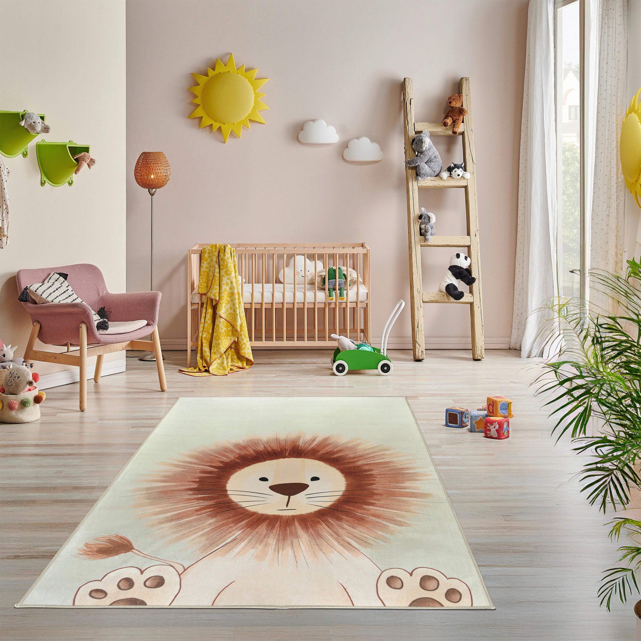 KINDERTEPPICH 120/180 cm LIVING-KIDS  - Beige/Multicolor, Design, Kunststoff/Textil (120/180cm) - Lindorug