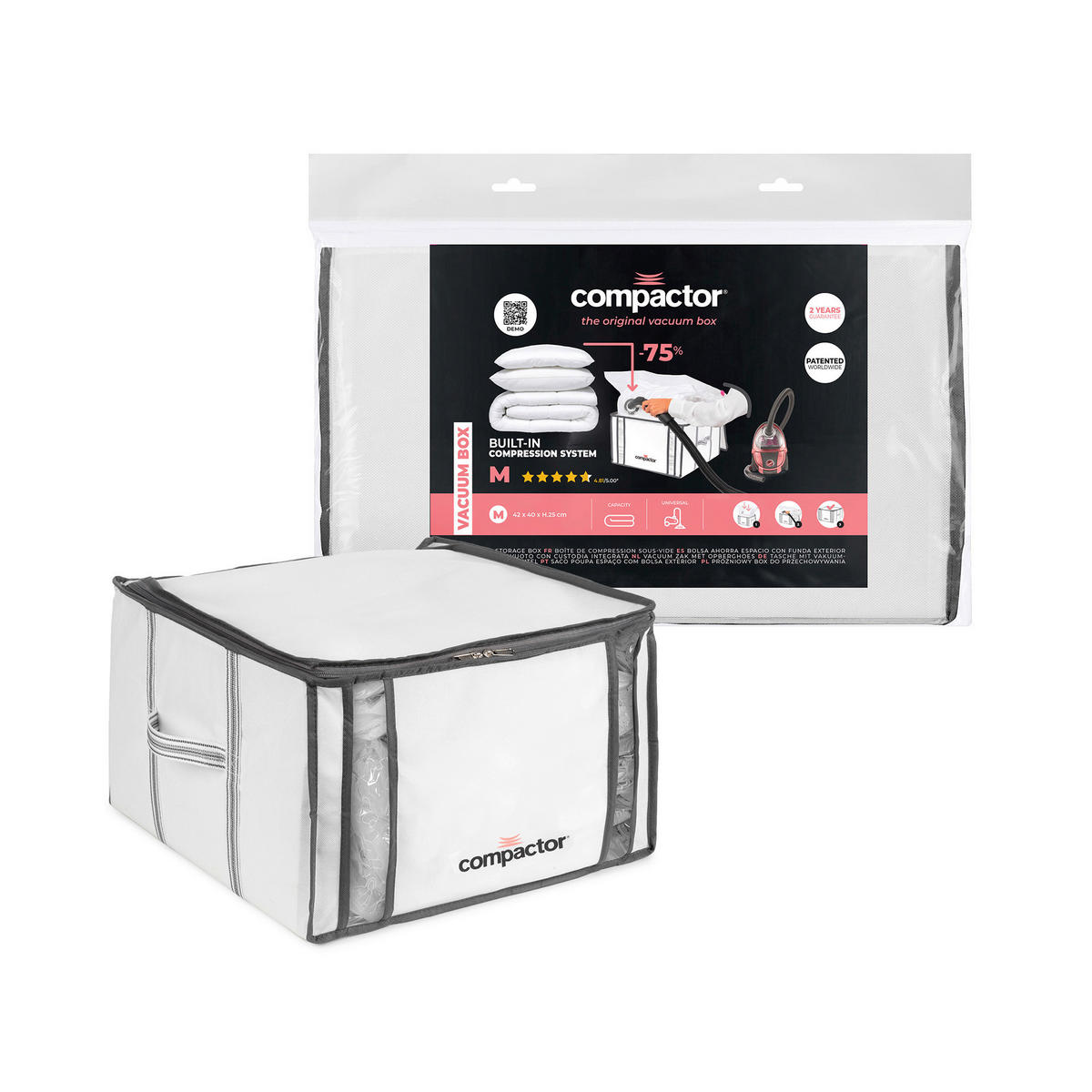 TAŠKA NA USCHOVÁNÍ - bílá, Lifestyle, textil (40/42/25cm)