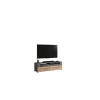 TV-ELEMENT - Schwarz, KONVENTIONELL, Holzwerkstoff/Kunststoff (140/42/40cm) - MID.YOU