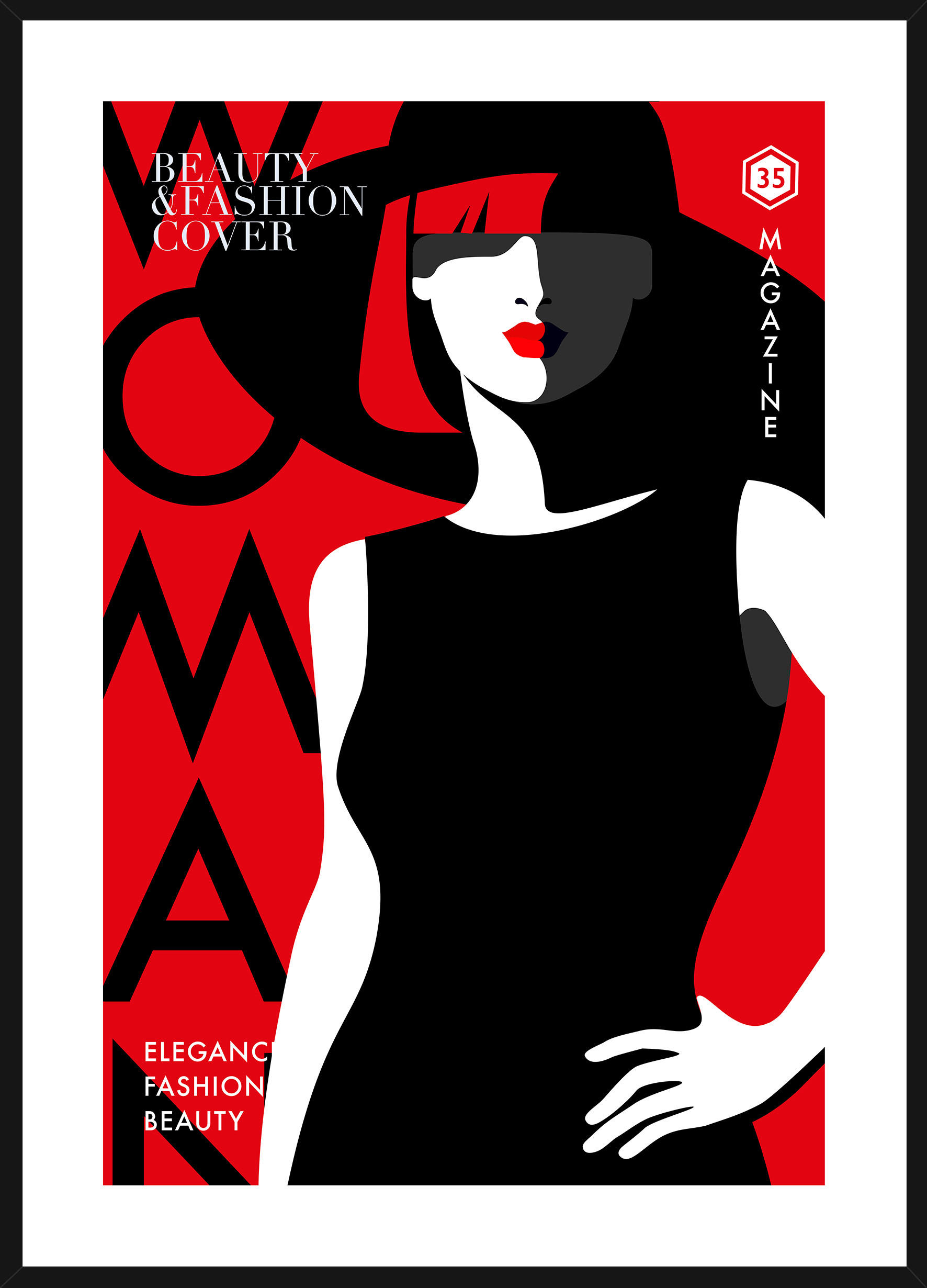 Monee UMELECKÁ TLAČ, ženy, 51,2/71,2 cm