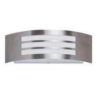 SPOLJNA ZIDNA SVETILJKA - boja hroma, Osnovno, metal/plastika (32/10cm)