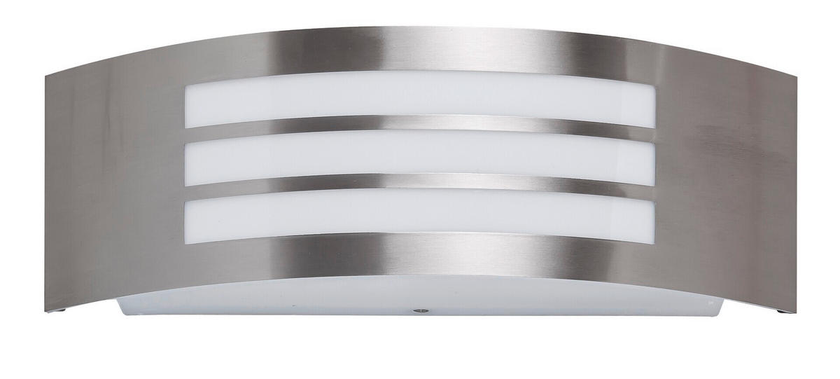 SPOLJNA ZIDNA SVETILJKA - boja hroma, Osnovno, metal/plastika (32/10cm)