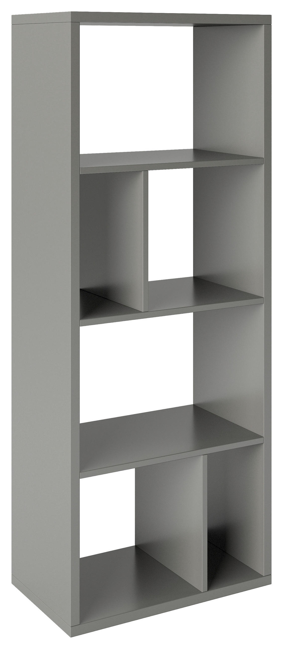 REGAL Grau - Grau, Basics, Holzwerkstoff (58/147/34cm) - MID.YOU