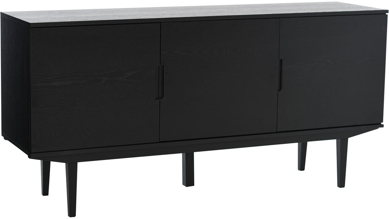 SIDEBOARD  155/75/41 cm  - svart, Design, trämaterial/trä (155/75/41cm) - Best Price