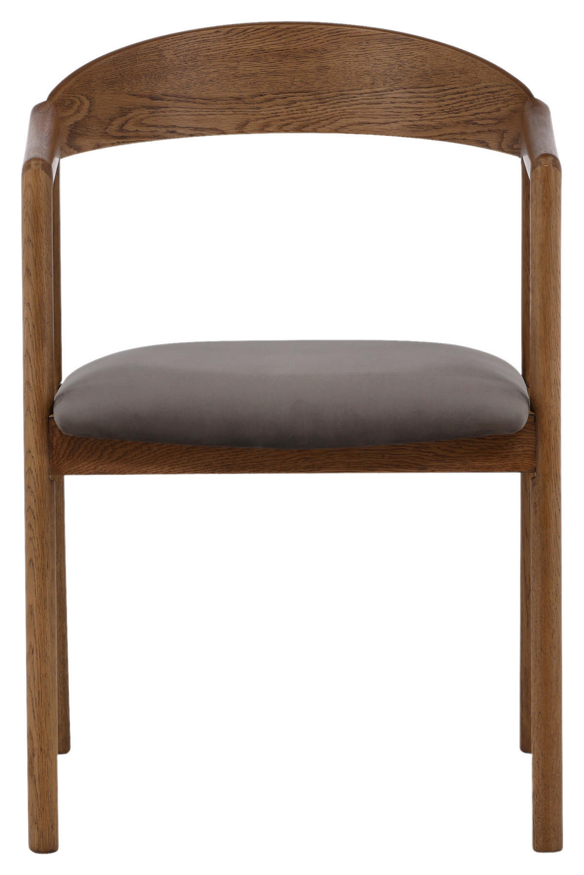 STOLSET 2 styck sammet  - brun/grå, Design, trä/textil (53/76,5/56cm) - Livetastic