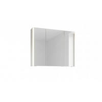 ELEMENT S OGLEDALOM  bijela  - bijela, Design, staklo/drvni materijal (70/64/17cm)