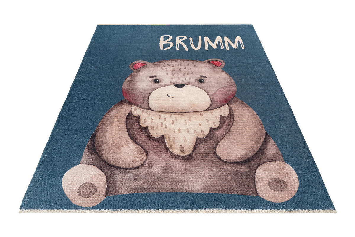 KINDERTEPPICH 115/170 cm  - Braun/Dunkelblau, Trend, Textil (115/170cm) - Ben'n'jen