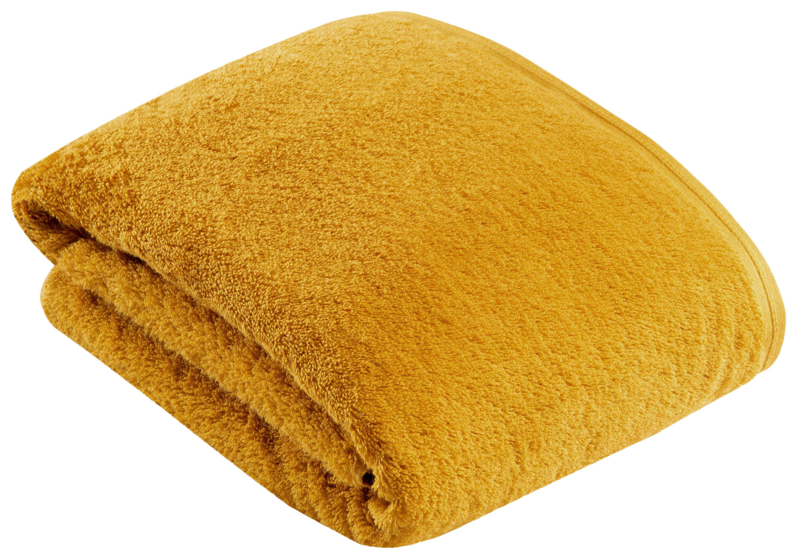 RUČNÍK DO KOUPELNY, 100/150 cm, žlutá - žlutá, Basics, textil (100/150cm) - Vossen