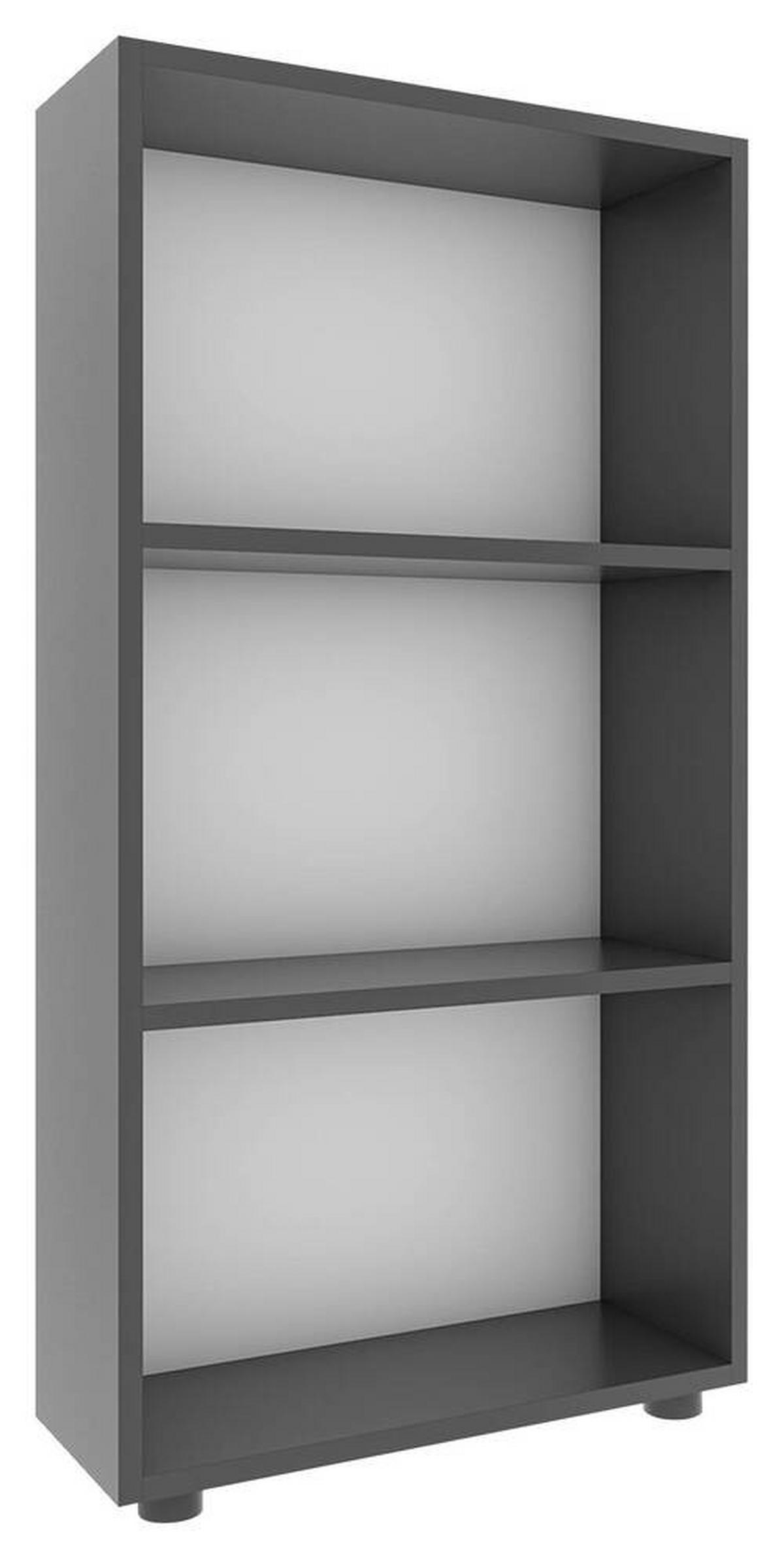 REGAL Anthrazit  - Anthrazit/Schwarz, MODERN, Holzwerkstoff/Kunststoff (56/108/20cm) - MID.YOU