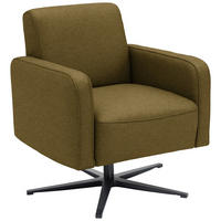 DESIGNSESSEL Flachgewebe Senfgelb  - Senfgelb/Schwarz, Design, Textil/Metall (73/84/82cm) - Johann Jakob