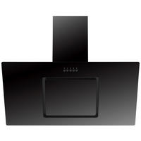 DUNSTABZUGSHAUBE CH22010/90SBZ  - Schwarz, Trend, Glas/Metall (90/73,9-111,9/36cm) - Respekta