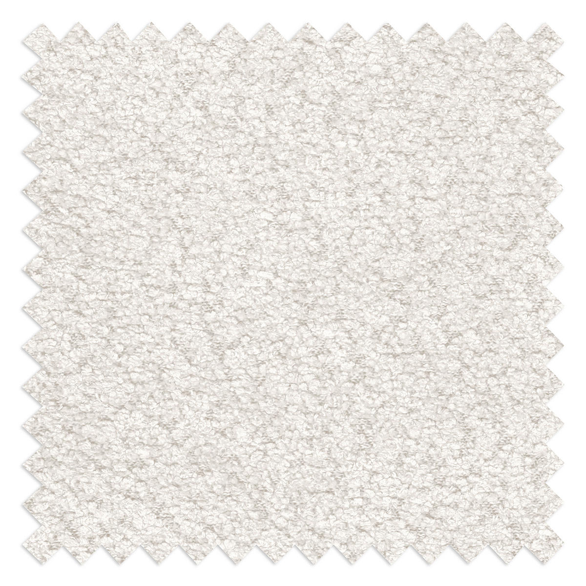 ECKSOFA Luki Weiß Bouclé  - Schwarz/Weiß, Design, Kunststoff/Textil (233/142cm) - Livetastic