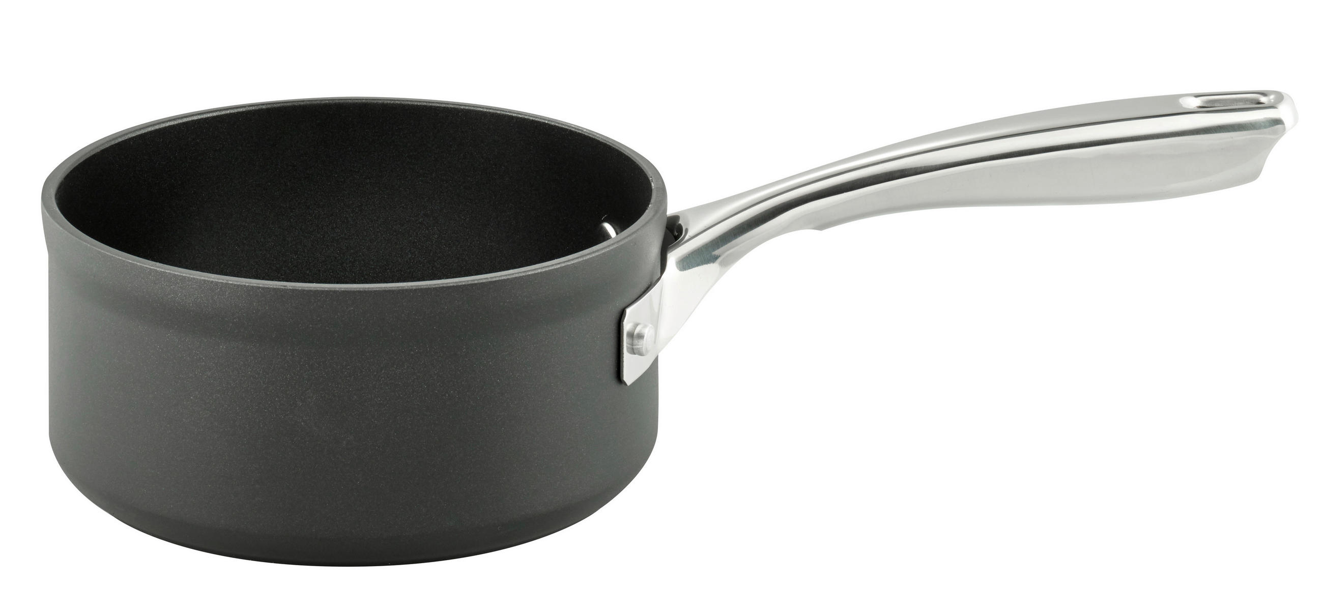 STIELKASSEROLLE Silver Cast 1,2 L  - Schwarz, Basics, Metall (16cm) - ELO