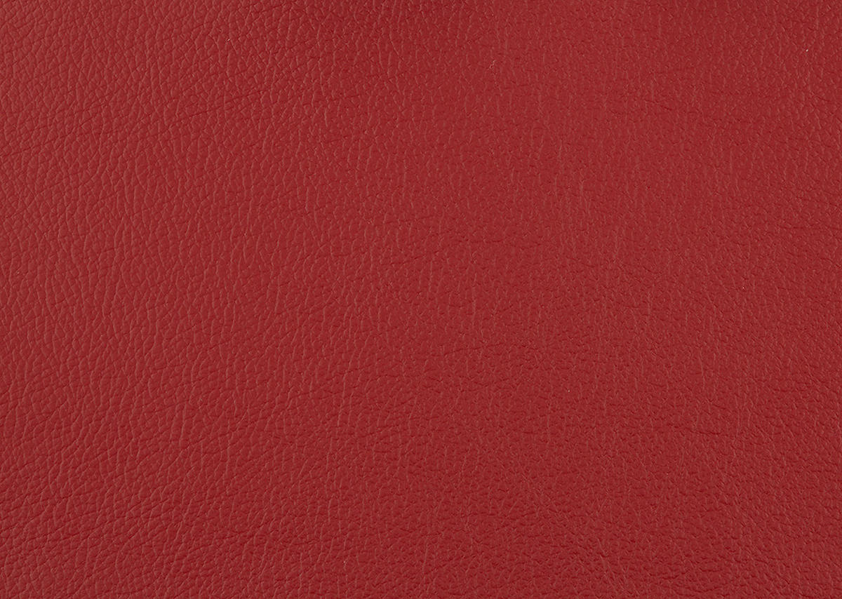 ECKSOFA in Echtleder Rot  - Silberfarben/Rot, Design, Leder/Metall (200/315cm) - Chilliano