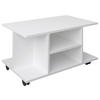 SOFFBORD i trämaterial  - vit, Modern, trämaterial/plast (80/40/40cm) - MID.YOU
