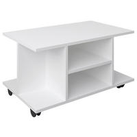SOFFBORD i trämaterial  - vit, Modern, trämaterial/plast (80/40/40cm) - MID.YOU
