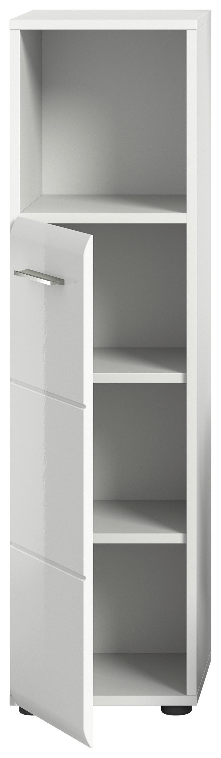 SPODNJA OMARICA 30/110/30 cm  - barve kroma/črna, Moderno, umetna masa/leseni material (30/110/30cm) - MID.YOU