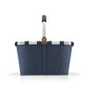 EINKAUFSKORB Rhombus Dark Blue 22 L  - Schwarz/Dunkelblau, Basics, Textil (49/29/28cm) - Reisenthel