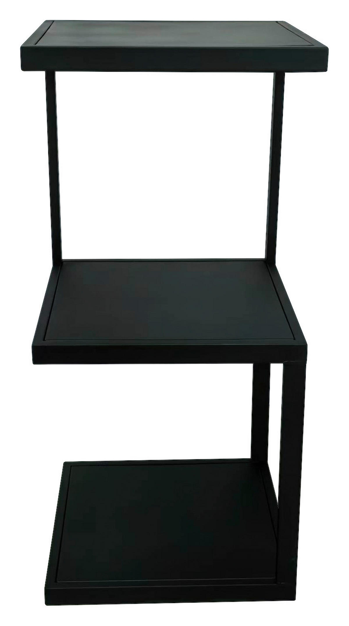 REGÁL, čierna, železo, 25/54,5/25 cm - čierna, Basics, kov (25/54,5/25cm) - Carryhome