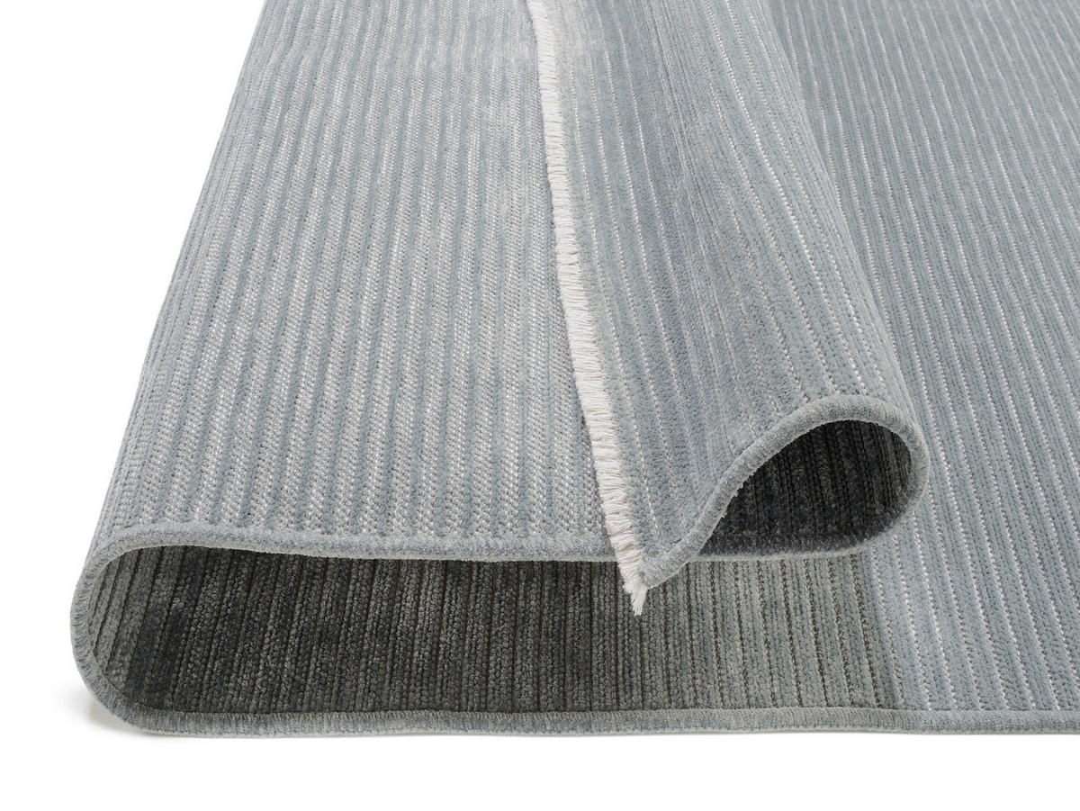 FLACHWEBETEPPICH 65/130 cm Grau  - Grau, Design, Textil (65/130cm) - Novel